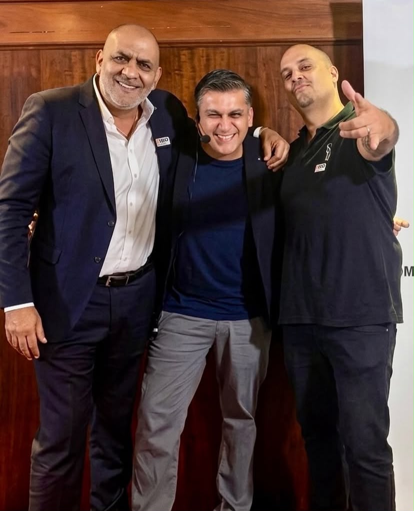 Diego Espinoza, Rodrigo Said y Álvaro Ricardi, los tres conductores del podcast